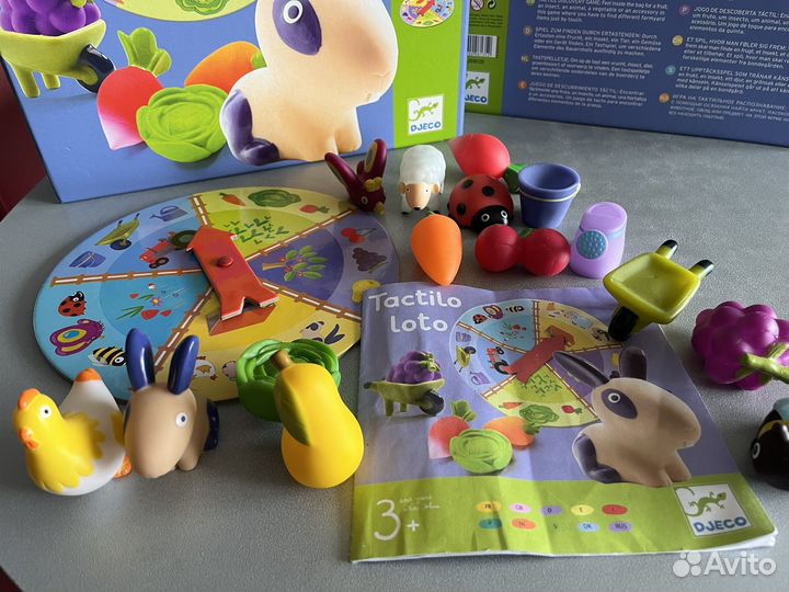 Люданимо, тактильное лото Djeco, ELC
