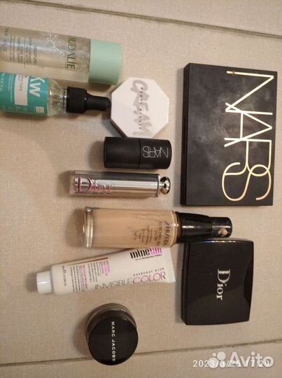 Nars, dior, fenty beaty, shiseido, caudalie