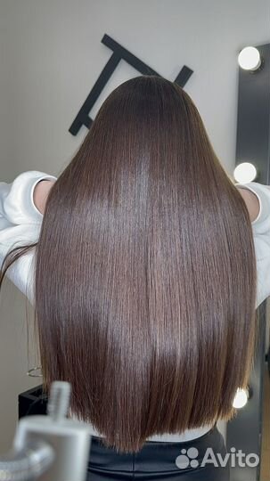 Кератиновое выпрямление волос модель