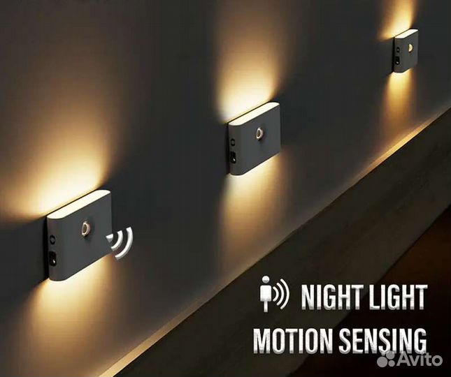 Беспроводной светильник, настенный