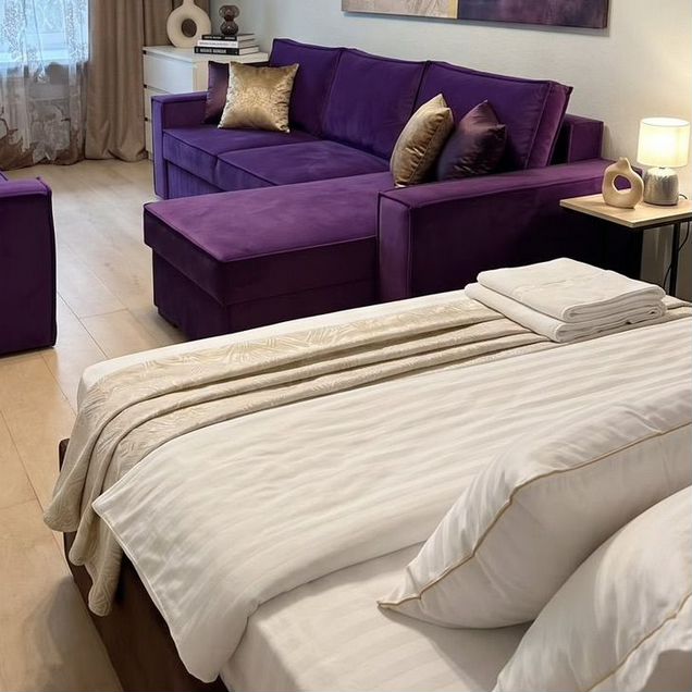 1-к. квартира, 42 м², 3 кровати