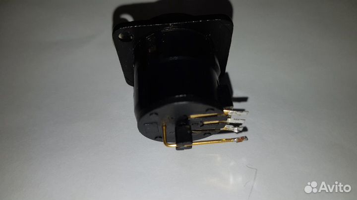 Разъём Xlr-m, xlr-f. gold pin