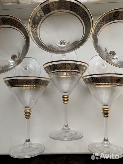 Фужеры богемия