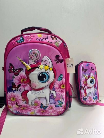 Набор рюкзак и пенал, 5 видов новые