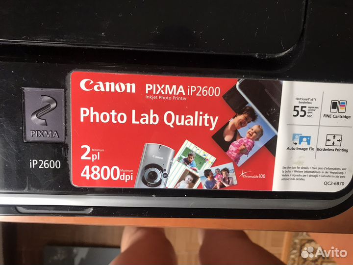 Цветной струйный принтер canon ip2600