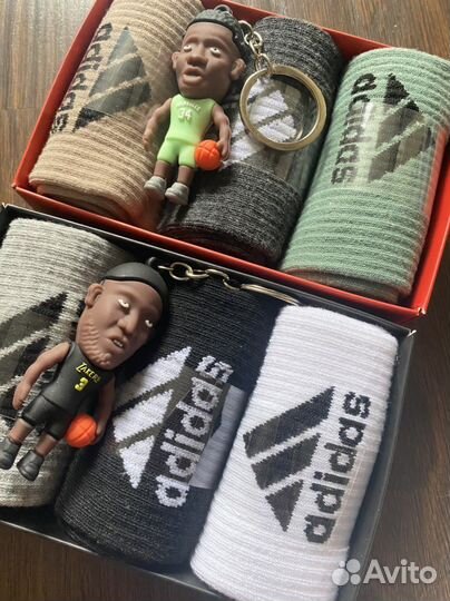 Носки мужские подарочный набор Lacoste,Adidas