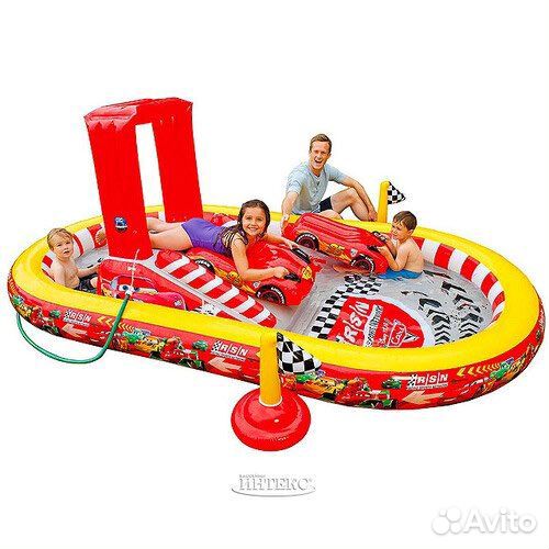 Надувной бассейн Intex Тачки