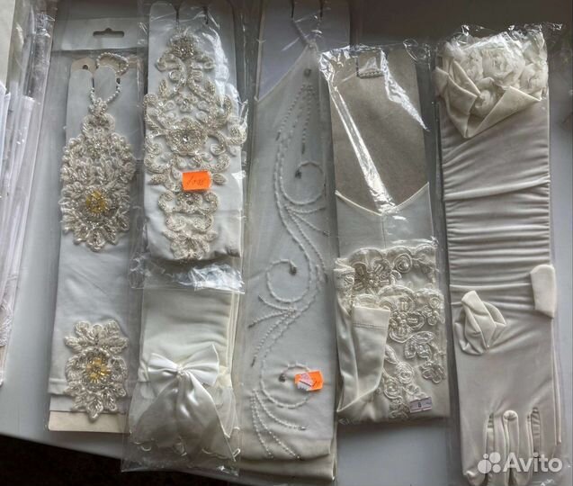 Перчатки вечерние новые(выпускной, свадьба)