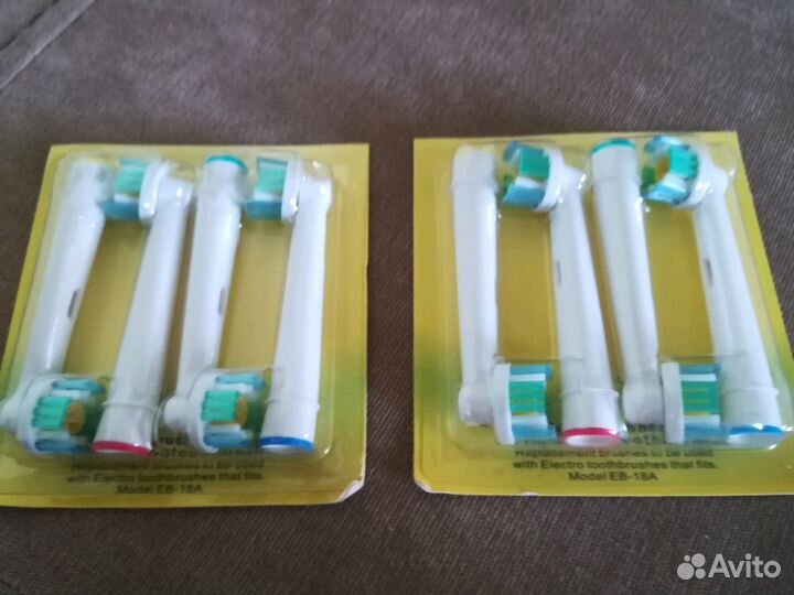 Насадки на зубные щетки braun