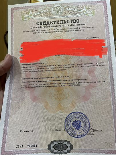Участок 1 сот. (ИЖС)