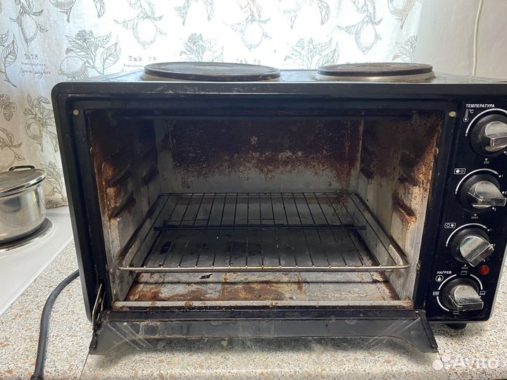 Электрическая мини печь духовка бу