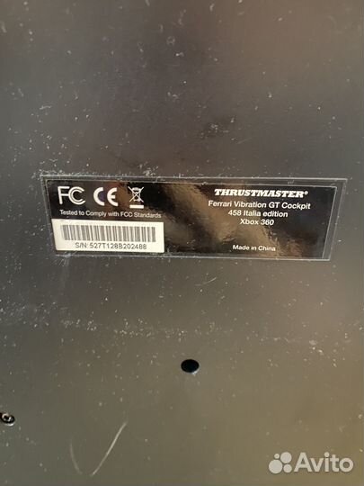 Руль thrustmaster ferrari vibration gt cockpit