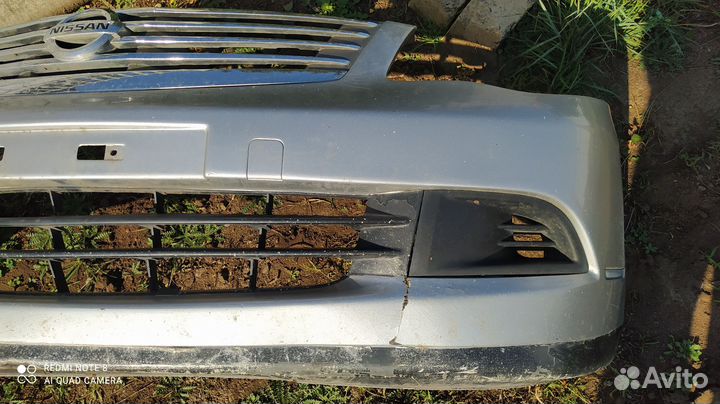Бампер передний на Nissan