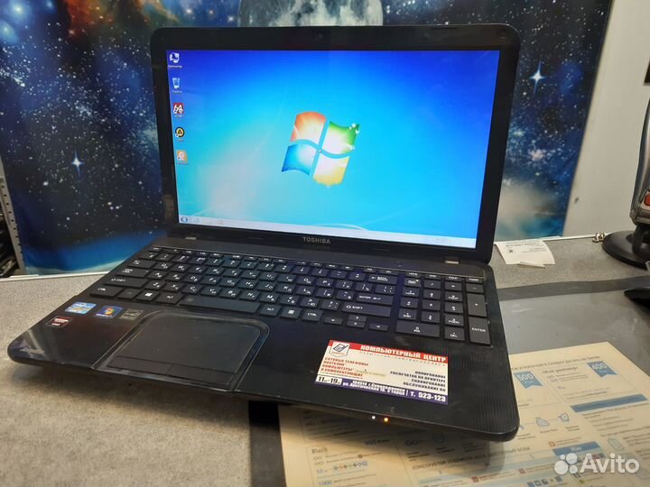 Ноутбук Toshiba L850 Intel i7-3610Q DDR3 6Gb 2012г