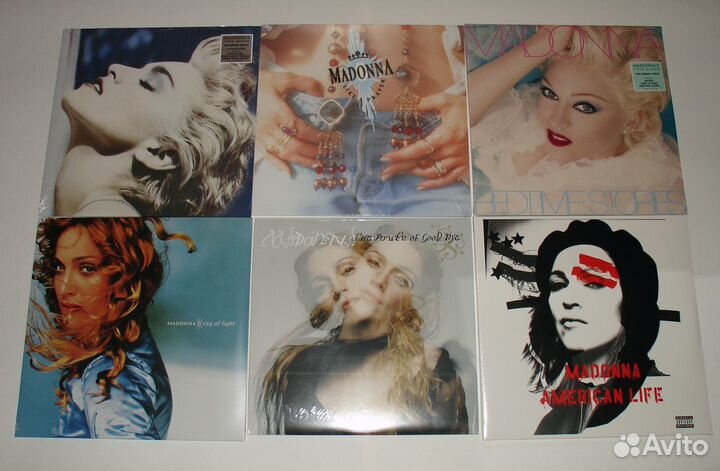 Madonna - 6 альбомов на виниле Lp
