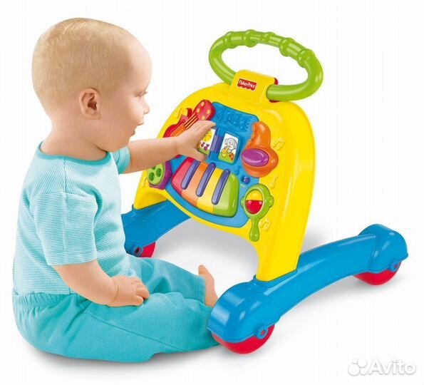 Fisher Price музыкальные ходунки каталка новые
