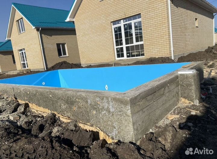 Бассейн с лестницей 4м*3м*1,5м