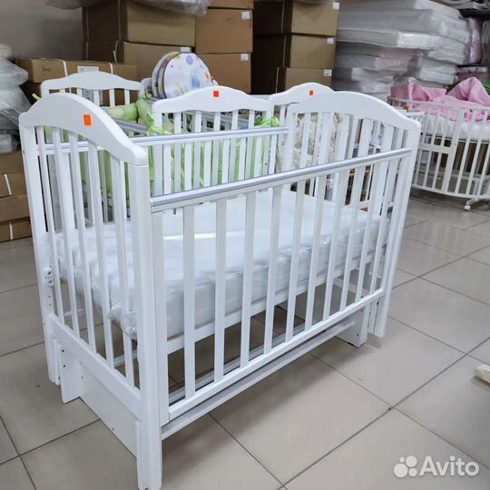 Кроватка Emily 6, спинка вытягивается вверх