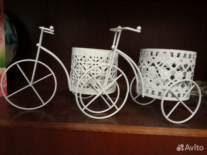 Декоративная подставка для салфеток Велосипед