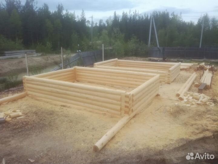 Срубы ручной работы беседки качели