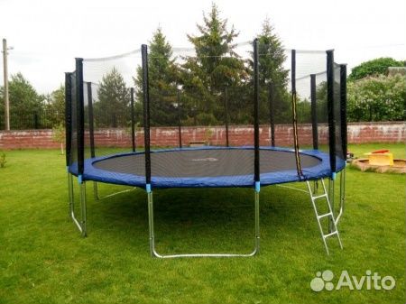 Батут Atlas Sport 490 см (16ft) PRO blue