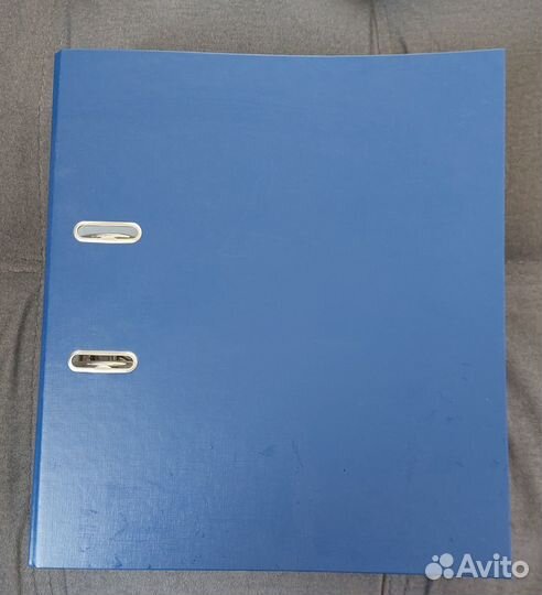 Папки регистраторы, с файлами и на зажимах 12 штук