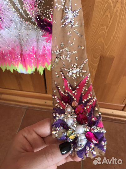 Купальник для художественной гимнастики рост 122-1