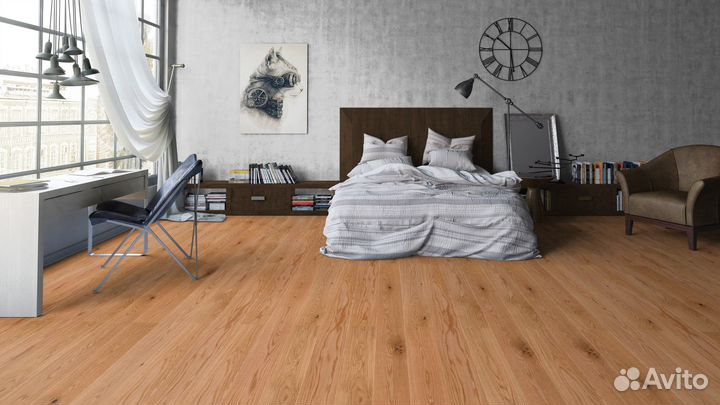 Tarkett Step Дуб Барон Рустик XL 1200 BR MDB PN Светло-коричневый