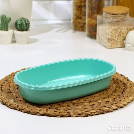 Паштетница с крышкой, 1,5 л, 16,5286,5 см, цвет ак