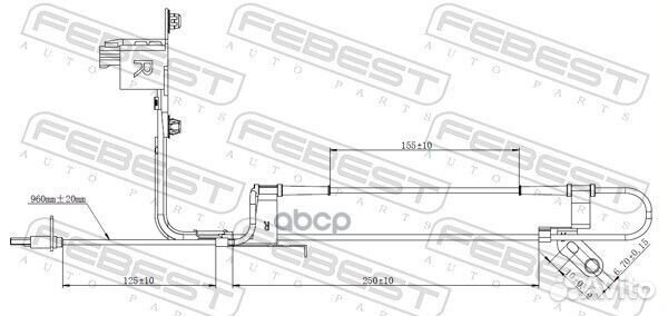 Датчик ABS передний правый Mazda 6 07 05606002