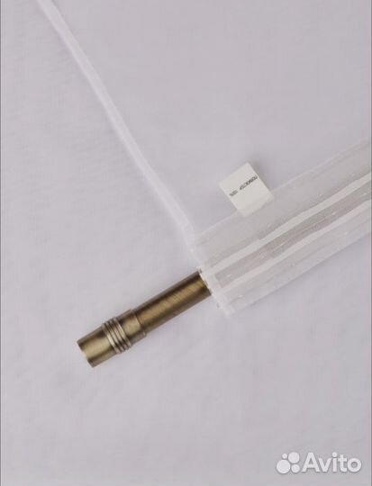 Тюль вуаль готовое изделие,белый оптом