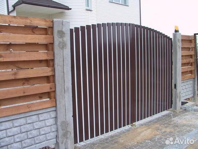 Ворота распашные Prestige с аркой 3000х2000