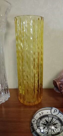 Ваза цветное стекло