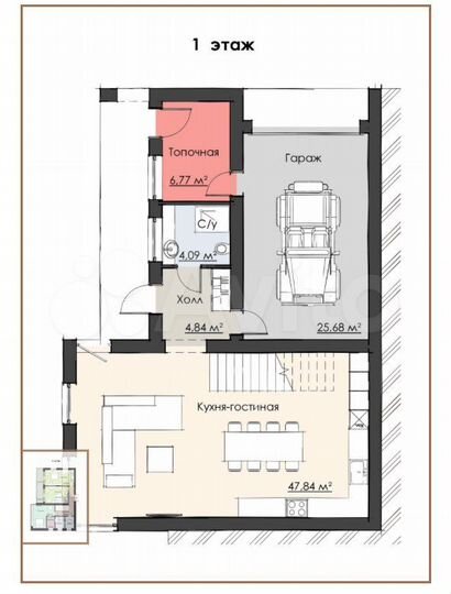 Коттедж 159 м² на участке 4 сот.