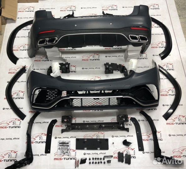 Обвес на Mercedes GLS в стиле 63 AMG новый