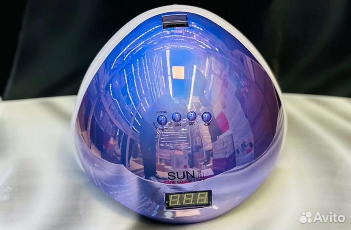 Лампа для маникюра 4 8вт с дисплеем призма