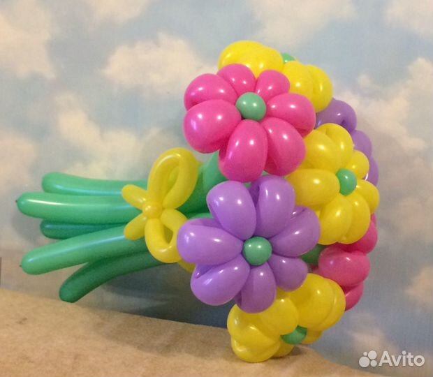 Цветы из шаров