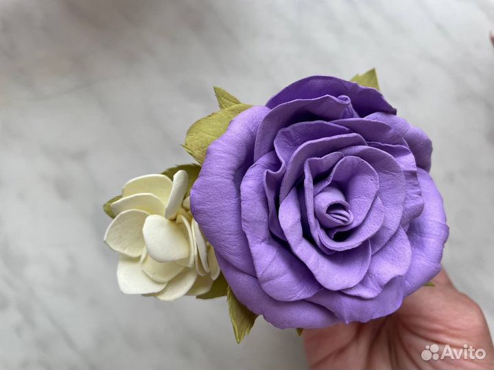 Заколка для волос ручная работа