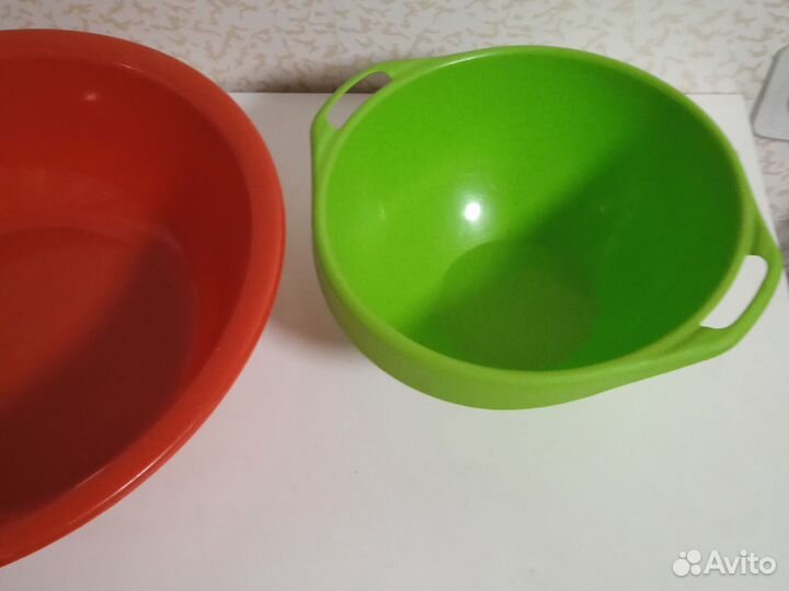 Тазик пластиковый пакетом