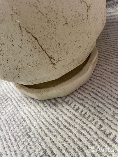 Горшок для цветов напольный натуральный камень