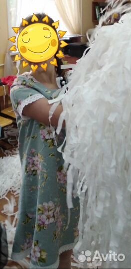 Платье летнее для девочки на рост 140-146