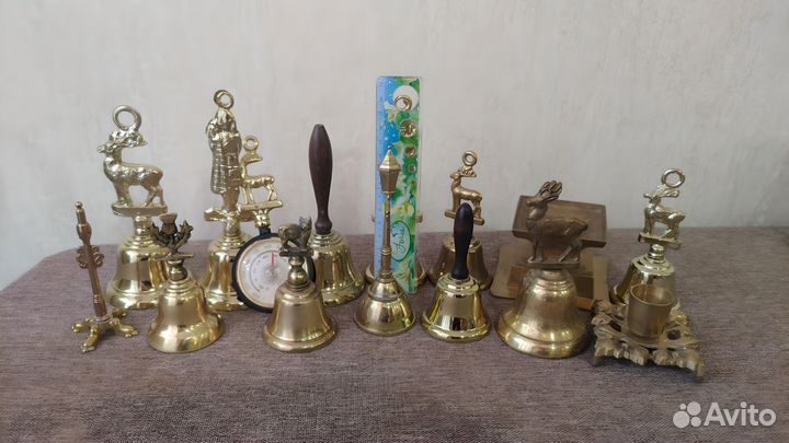 Английские бронзовые колокольчики 20 век