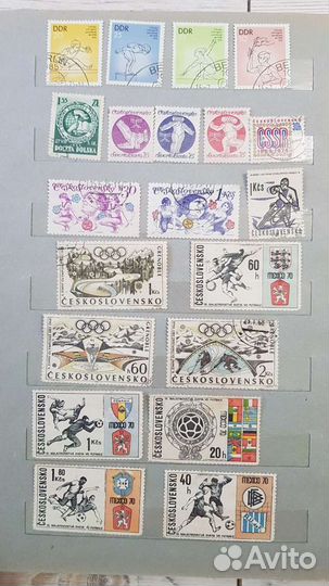 Набор почтовых марок по теме 