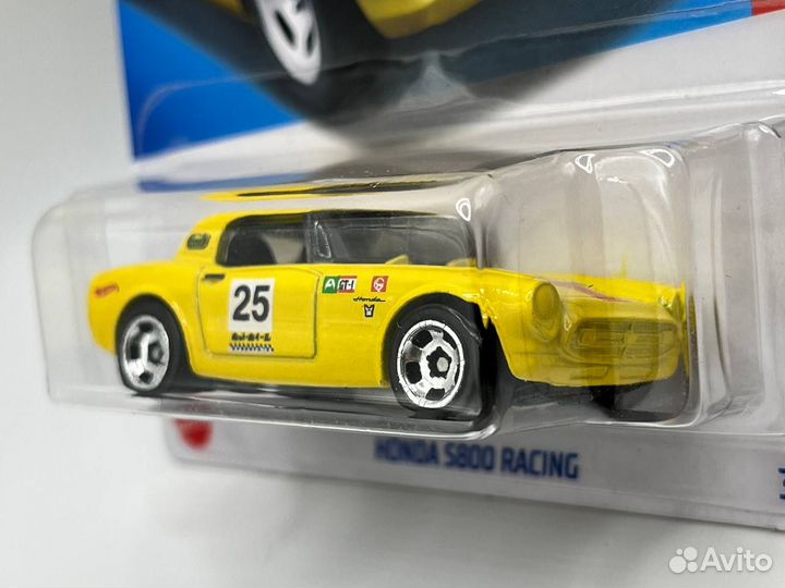 Hot Wheels Honda S800 Racing (Желтый)