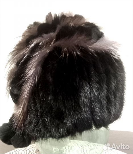 Шапка женская из норки