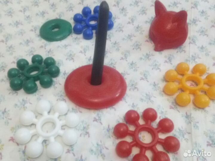 Игрушка Пирамидка Лиса СССР