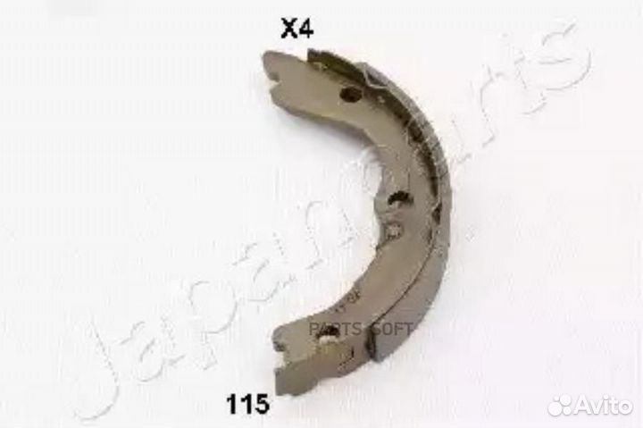 Japanparts GF115AF Колодки тормозные стояночного т
