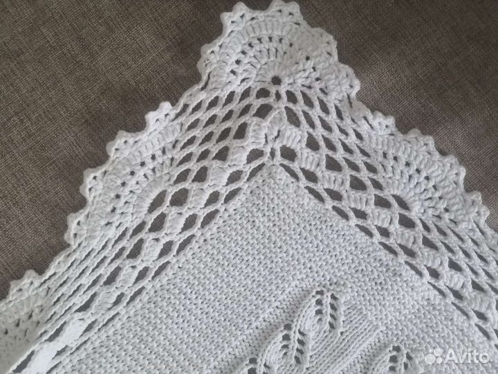 Плед детский вязаный