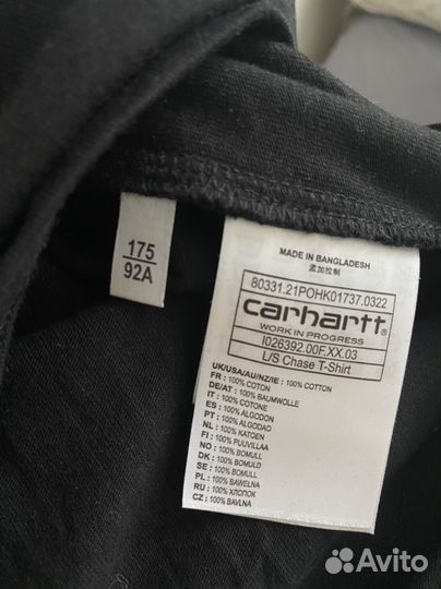 Лонгслив Carhartt Wip оригинал