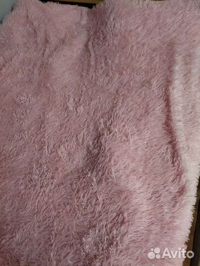 Плед пушистый травка